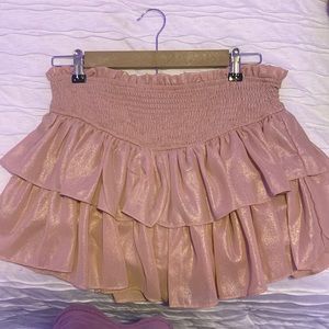Sparkly Blush Pink Mustardseed Skort